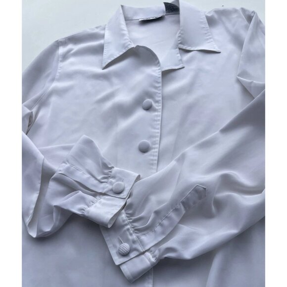 Vintage Regina Porter Women's Long Sleeve Blouse Buttoned Women’s Size Large - Picture 11 of 13